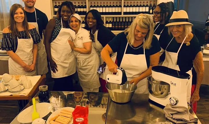 Rome Cooking: Pasta & Tiramisu Making, Free-Flowing Fine Wine