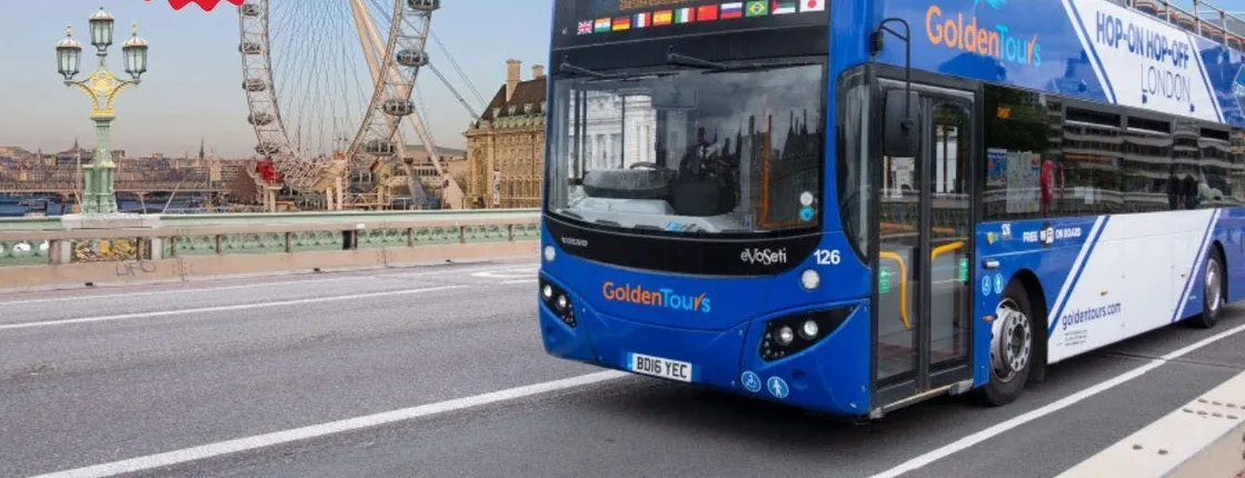 24-hour hop-on, hop-off London bus tour