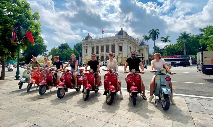 Hanoi By Vespa Tours: HISTORY + CULTURE + SIGHT + FUN 2,5 Hours