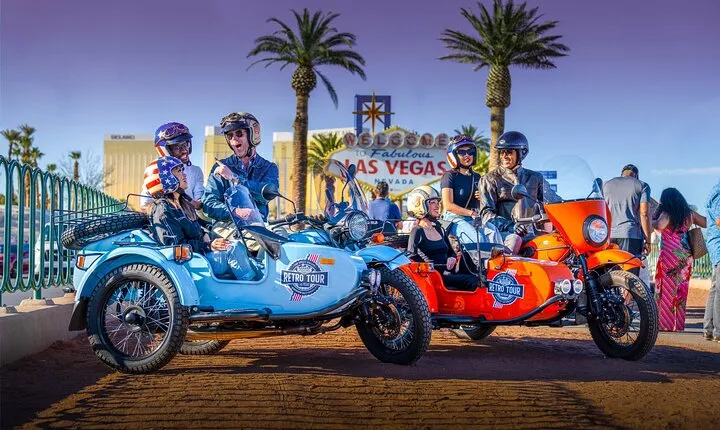 Private 1-Hour Las Vegas Strip Tour by Vintage Sidecar