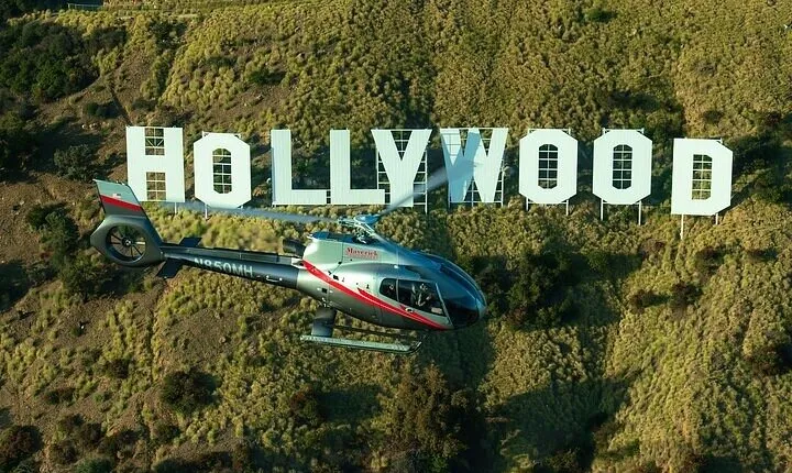 Hollywood and Beyond Helicopter Tour from Long Beach