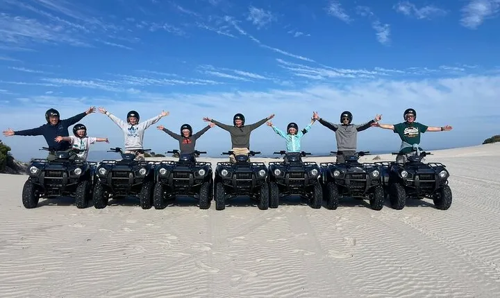 30 minutes Quad Biking, FREE Sandboarding and Content Creation