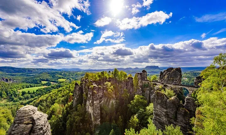  Stunning Views of Bohemian Switzerland: Gate, Tisa Rocks, Bastei