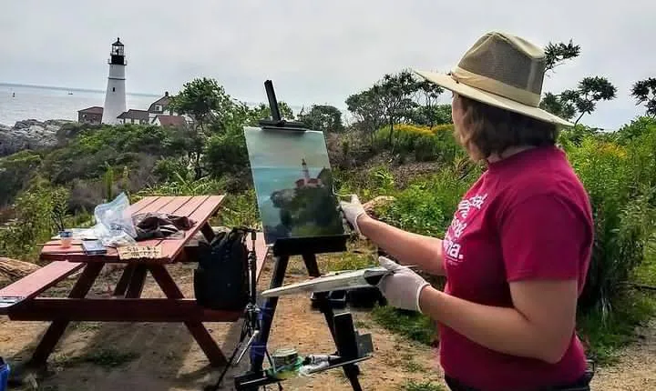 Paint Outdoors in Portland, Maine
