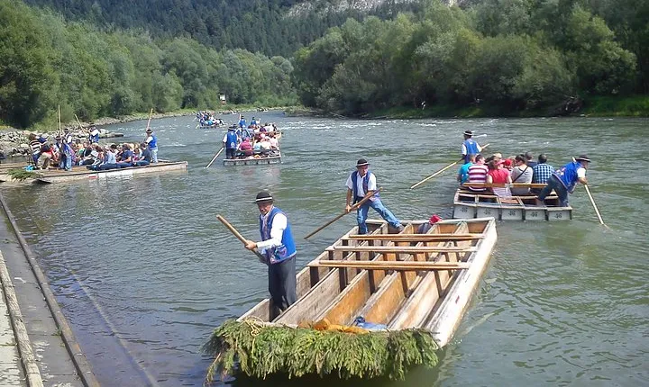 Rafting the Dunajec River Gorge in Southern Poland, private tour from Krakow