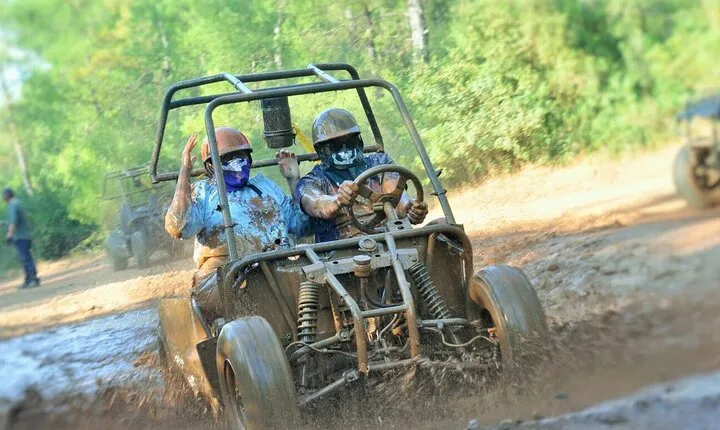Combo Tour Water Rafting - Buggy or ATV - Jeep Safari - Zipline