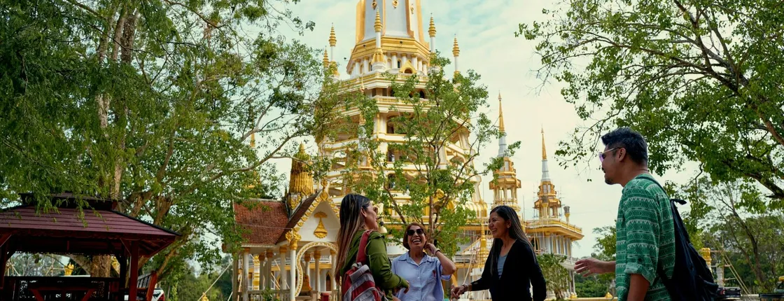 Krabi jungle tour with hot spring and Tiger Cave Temple