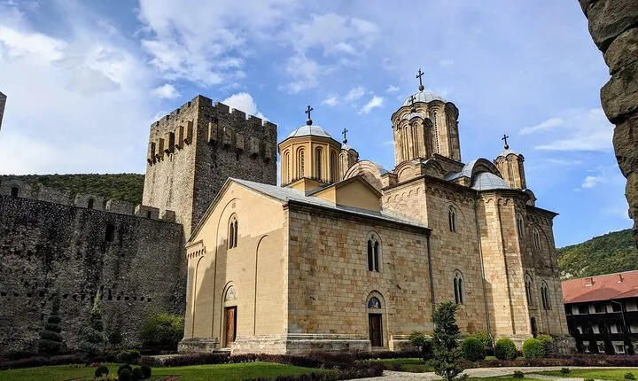 Fortified Manasija Monastery and Resava Cave Tour