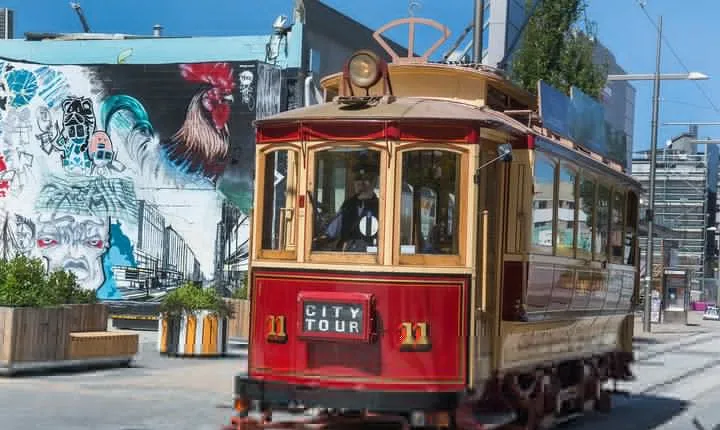 Christchurch Hop-On Hop-Off Tram