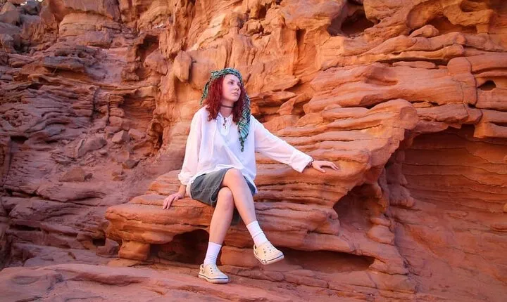 Sharm El Sheikh: Jeep Adventure to Blue Hole, Canyon & Dahab