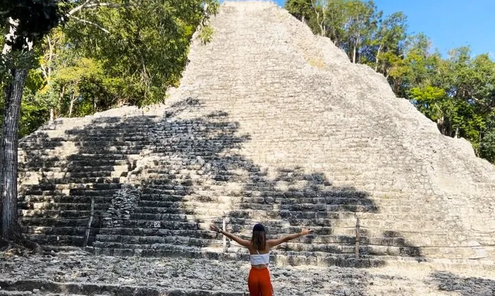 Tour to Coba Tulum and Cenote with Buffet from Tulum