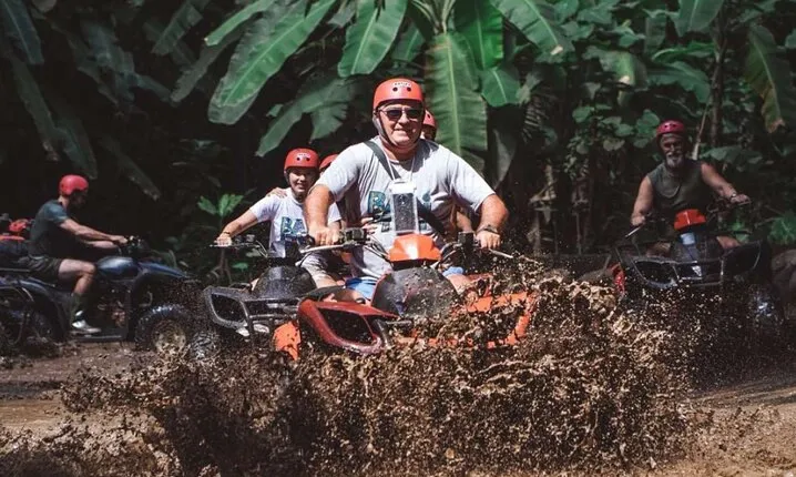 Bali ATV Quad Bike Monkey Forest Jungle Swing with Lunch