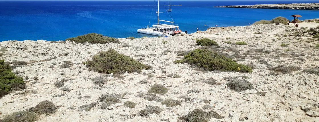 Konnos Bay relaxing catamaran trip