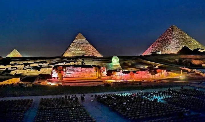 Sound and light Show at Pyramids and Sphinx area