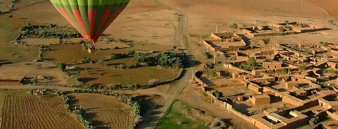 Marrakech hot-air balloon experience with breakfast in a Berber Haima