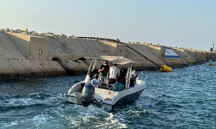2 Hour Boat Rental with Captain of Jaffa in Tel Aviv