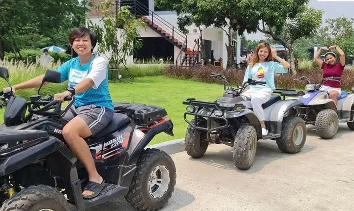 ATV Ride Through Cultural Triangle at Ayutthaya Heritage Town