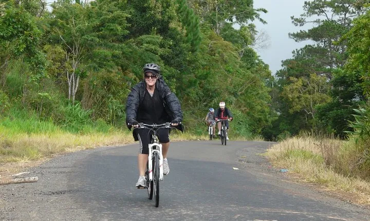 Full day west Dalat bike tour