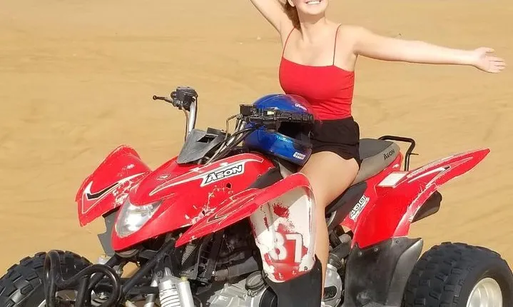 Desert Thrills: Evening Safari with Quad Bike & Camp Activities