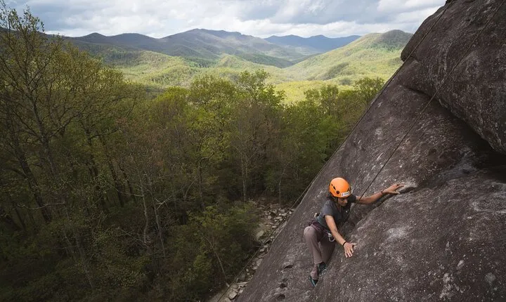 Full Day Top Rope Climbing Trip in Western North Carolina