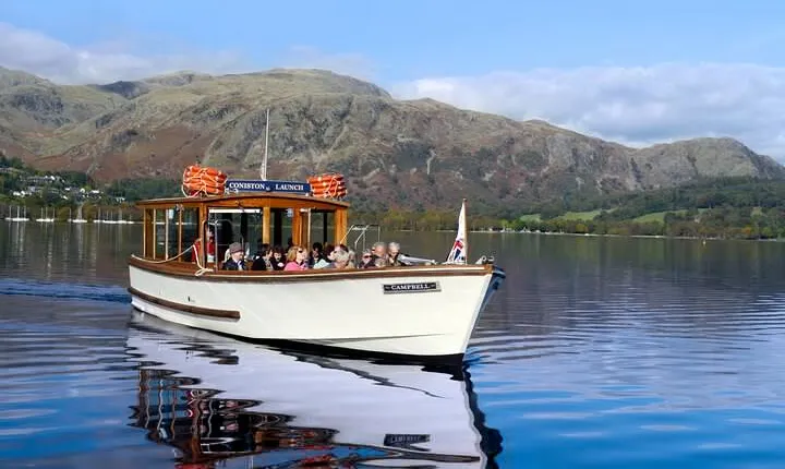 Coniston Water Wild Cat Island Cruise Yellow Route