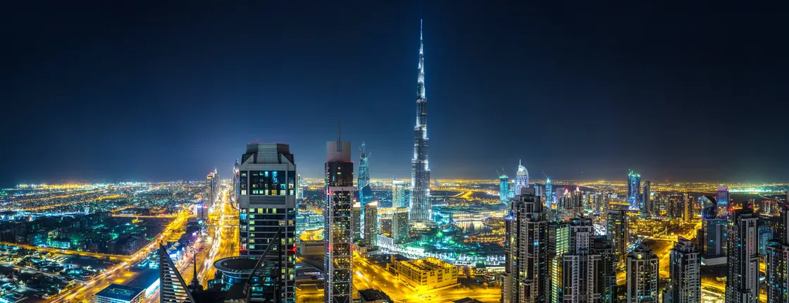 Dubai by night and dinner at Atlantis the Palm