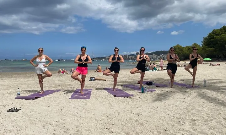 1 Hour Ibiza Beach Yoga Class