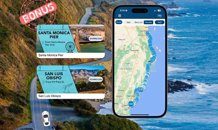Highway 1 Pacific Coast Highway Self-Guided Driving Tour Bundle