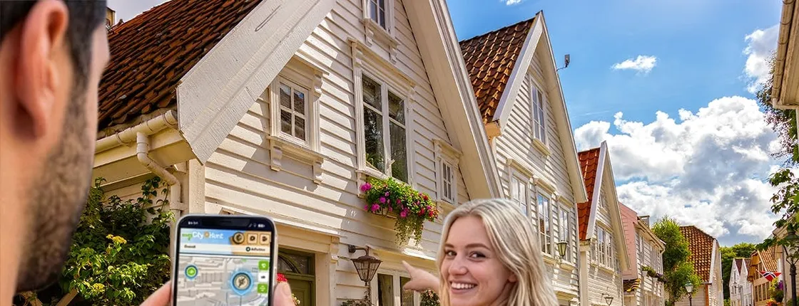 Self-guided digital scavenger hunt in Stavanger