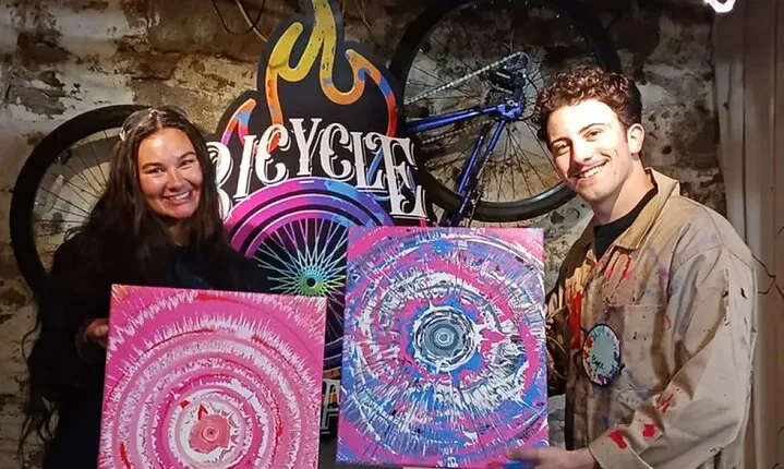 Atlanta Creative Fun: Bicycle Spin Art Experience