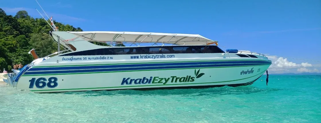 Phi Phi Early Bird and 4 Islands by speedboat from Krabi