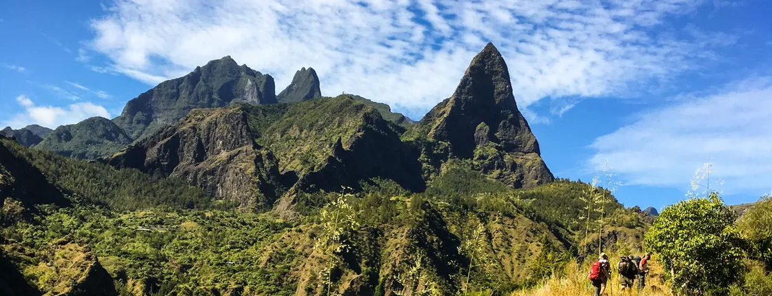 Réunion island Mafate hiking tour