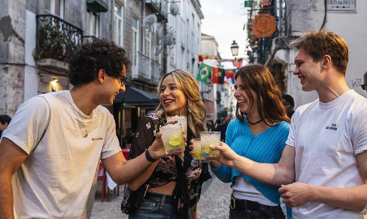 Tipsy Tour Fun Bar Crawl in Lisbon with Local Guide