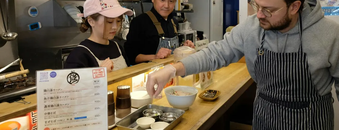 Professional Ramen-Making Class with Chef Shu in Osaka
