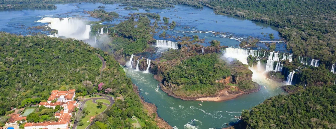 Iguassu Falls Brazil side with optional Macuco safari, helicopter flight, and Bird Park