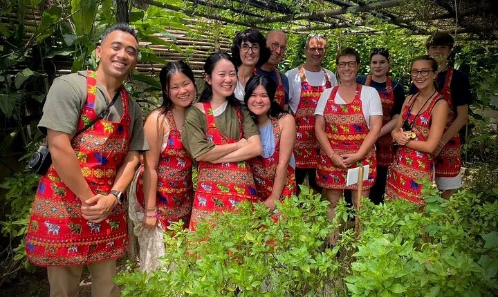 Cooking class in organic garden and local market tour ThaiCottage