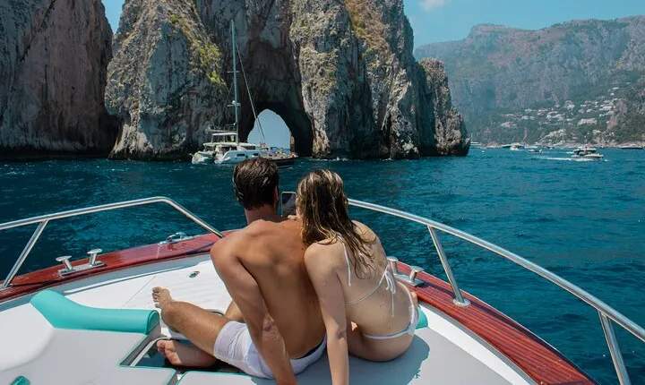 Capri & Blue Grotto Semi Private Boat Day Trip from Sorrento