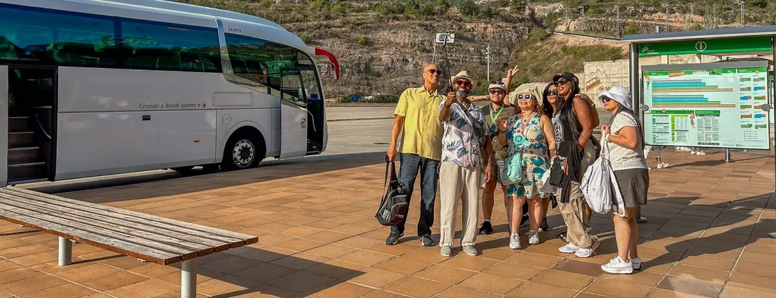 Transfer to Montserrat Mountain at sunrise