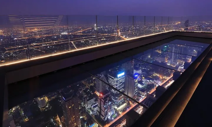 Bangkok Mahanakhon SkyWalk Experience with Private Hotel Transfer