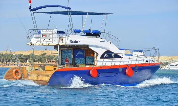 Private Boat to Dolphin House Full day Snorkeling Sea Trip Max 10 Pax - Hurghada
