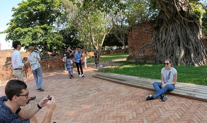 Cycling in Ayutthaya Historical Park