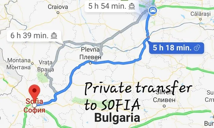 Private Transfer from Bucharest / OTP Airport to Sofia