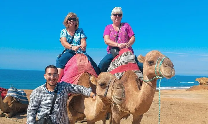 Camel Ride on Tangier Beach