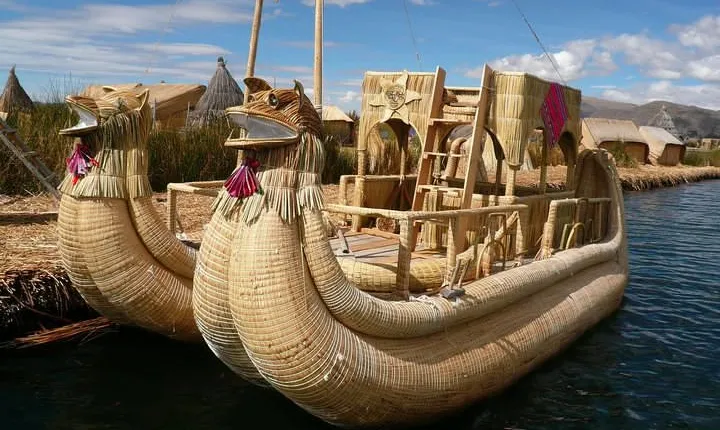 Morning: Uros Floating Islands Tour from Puno