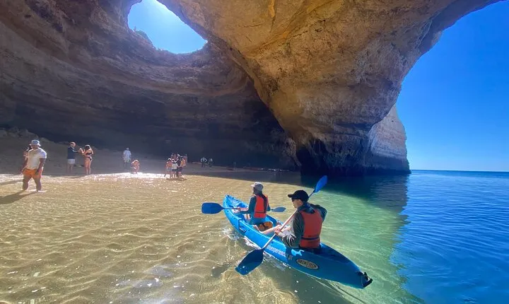 Kayaking to Benagil Cave, Small group guided by a local native