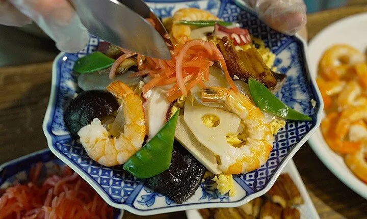 Cooking and Eating Bara Sushi A Local Dish from Okayama