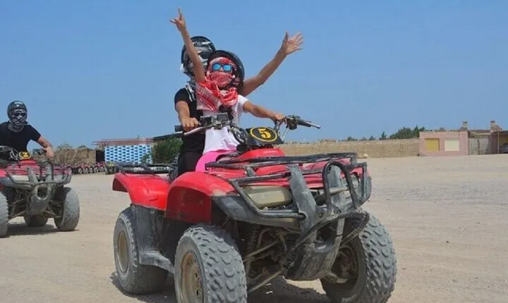 Trip Quad Safari by Bike & Visit caves & Camel Ride - Hurghada