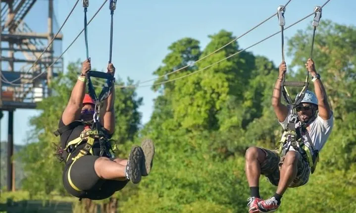 Zipline Canopy, Horseback Ride and Catamaran Cruise Experience