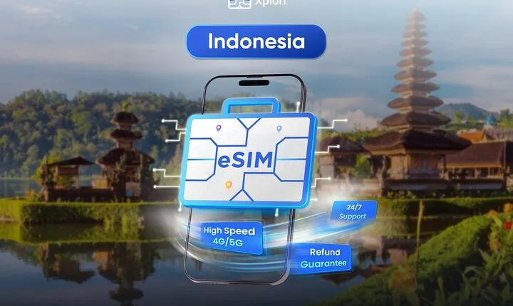 Indonesia eSIM (3 to 30 days. Up to 60GB of data)
