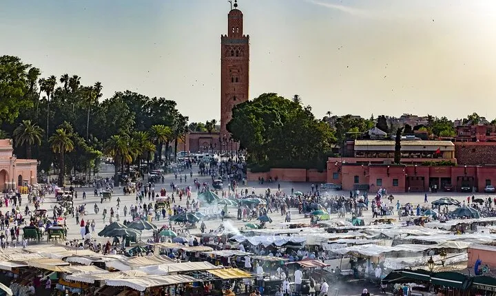 Marrakech Day Trip: Camel Ride, Medina & Palaces from Casablanca